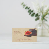 Verkoop van varkensfruit visitekaartje (Staand voorkant)