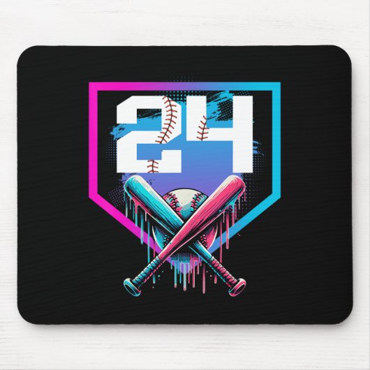 Verkoop Verjaardag Boy Drip 24e speler 24 jaar oud Muismat (Voorkant)