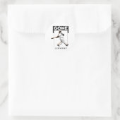 Verkoop, Verkoop Ruilkaarten, Softll, Sport Kunst, Ronde Sticker (Tas)