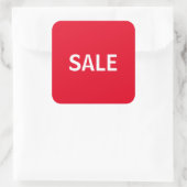 Verkoop Vierkante Sticker (Tas)