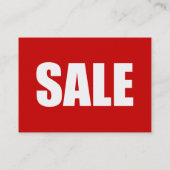 VERKOOP VISITEKAARTJE (Achterkant)