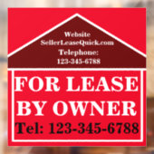 VERKOOP VOOR LEVERING PER EIGENAAR Eigen onroerend Raamsticker (Vel 2)