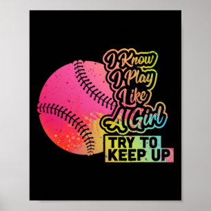 Verkoop Vrouwen Grappig Cadeau Team Speel Als Een  Poster