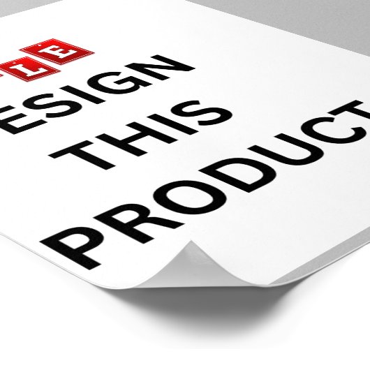 VERKOOP! Wand Poster - Custom - 4 "x6" (Hoek)