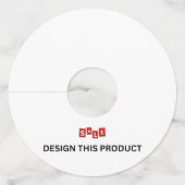 VERKOOP! Wijnglas Labels (2,5") - Set van 12 - Ron (Voorkant)