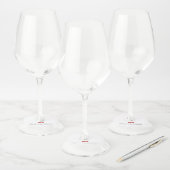 VERKOOP! Wijnglas Labels (2,5") - Set van 12 - Ron (Set)
