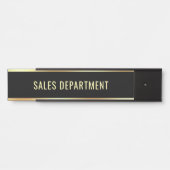 Verkoopafdeling Sjabloon  naam Tekst Deurbordje (Voorkant)
