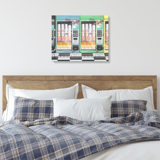 Verkoopautomaat Canvas Afdruk (Insitu (Slaapkamer))