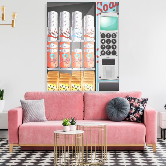 Verkoopautomaat Canvas Afdruk (Insitu (Woonkamer))