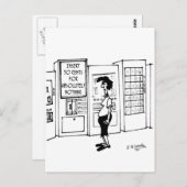 Verkoopautomaat Cartoon 2988 Briefkaart (Voorkant / Achterkant)