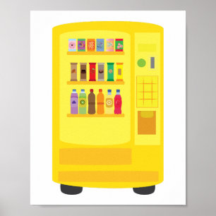 Verkoopautomaat Poster