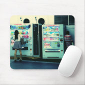 Verkoopautomaten in Japan Briefkaart Muismat (Met muis)