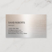 Verkoopautomaten service moderne metalen achtergro visitekaartje (Achterkant)