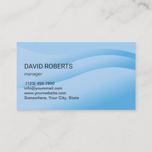 Verkoopautomaten Verhuur Service Modern Blue Visitekaartje (Achterkant)