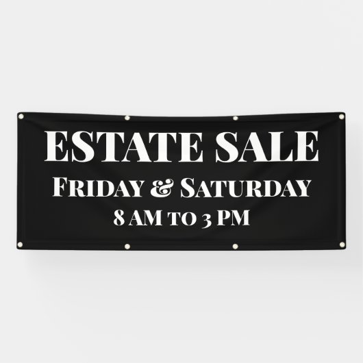 Verkoopbanner voor aangepaste objecten spandoek (Horizontaal)