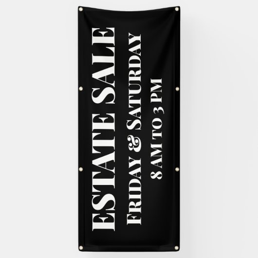 Verkoopbanner voor aangepaste objecten spandoek (Verticaal)