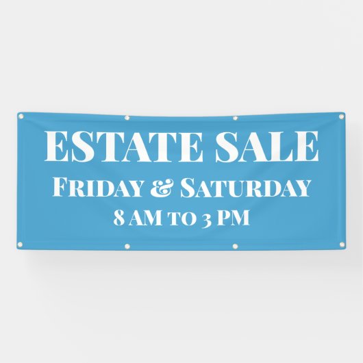 Verkoopbanner voor aangepaste objecten spandoek (Horizontaal)