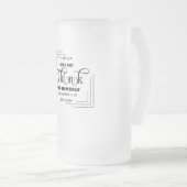 verkoopbare koffiecontainer matglas bierpul (Voorkant rechts)