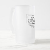 verkoopbare koffiecontainer matglas bierpul (Voorkant links)