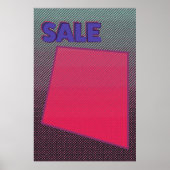 Verkoopbord Poster Funky Zine Style (Voorkant)