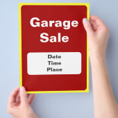 Verkoopbrochure en reclamebrochures voor garagepro flyer (Hand)