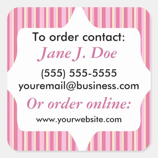 Verkoopbrochure Labels voor Avon en meer (Voorkant)