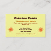 Verkoopcorn Visitekaartje (Achterkant)