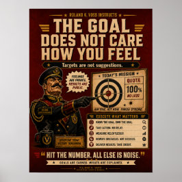 Verkoopdoel Motivatie Poster | Roland K. Voss