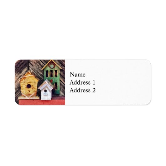 Verkoophuizen Etiket (Voorkant)