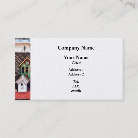 Verkoophuizen Visitekaartje (Voorkant)