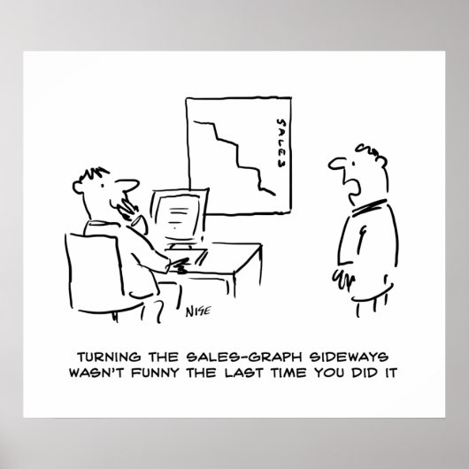 Verkoopkaart met kantoor: ideways gedraaid poster (Voorkant)