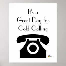 Verkoopkantoor Kunst Het is een geweldige dag voor Poster