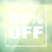 Verkoopkorting Raamsticker (Vel 3)