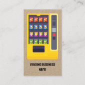 Verkoopmachine Aangepaste QR Kraft Visitekaartje (Voorkant)