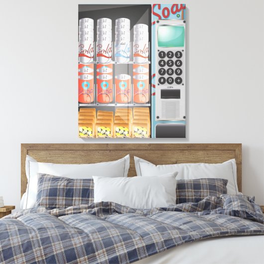 Verkoopmachine Canvas Afdruk (Insitu (Slaapkamer))