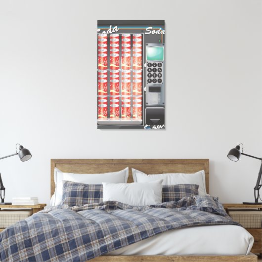 Verkoopmachine Canvas Afdruk (Insitu (Slaapkamer))