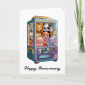 Verkoopmachine gevuld met teddyberen kaart (Voorkant)