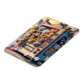 Verkoopmachine gevuld met teddyberen magneet (Linkerzijde)