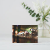 Verkoopmachine knoppen (2) visitekaartje (Staand voorkant)