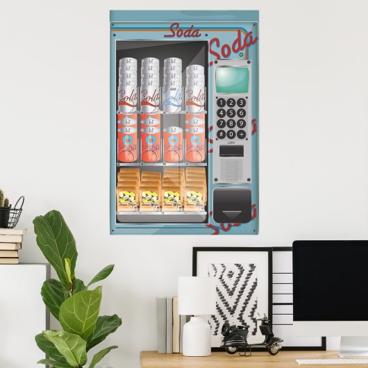Verkoopmachine Poster (Thuiskantoor)