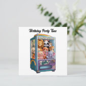 Verkoopmachine vol teddyberen kaart (Staand voorkant)