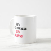 Verkoopmanager Badass Koffiemok (Voorkant links)