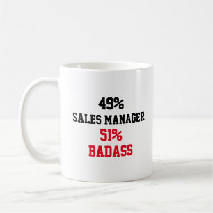 Verkoopmanager Badass Koffiemok