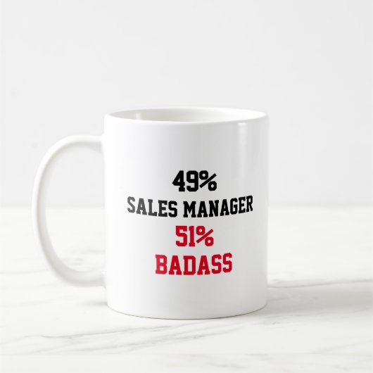 Verkoopmanager Badass Koffiemok (Links)