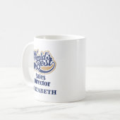 Verkoopmanager - Gepersonaliseerde microscoopcadea Koffiemok (Voorkant links)