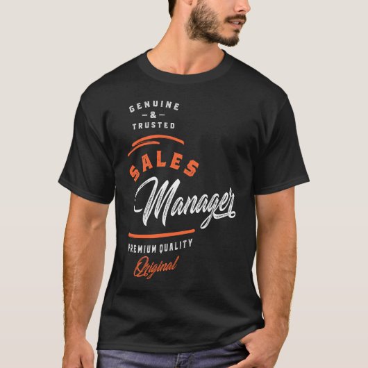 Verkoopmanager T-shirt (Voorkant)