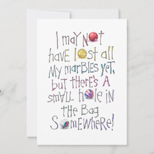 VERKOOPMARBLES NOTITIEKAARTJE (Voorkant)