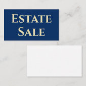 Verkoopondersteuning van eBay Visitekaartje (Voorkant / Achterkant)