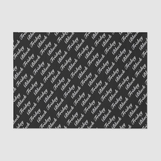 Verkooppatroon op zwarte vrijdag tissuepapier (Voorkant)