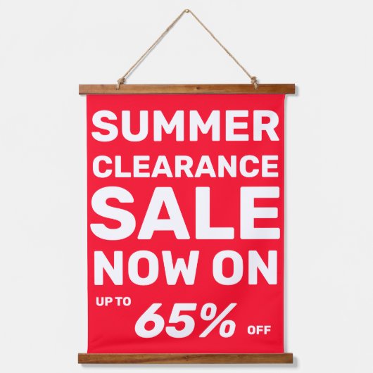 Verkooppercentage seizoenswinst aanpassen hangend wandkleed (Voorkant)